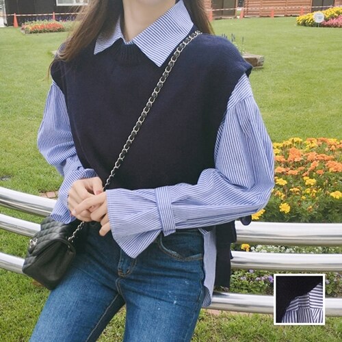 韓国ファッションレディーストップスアンサンブル韓国秋冬カジュアルお取り寄せPTXD039オルチャン