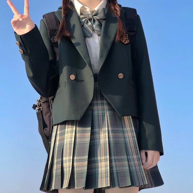 セーラー服 文化祭 学園祭 入学式 四点セット スーツ スクールスーツ セット スクール 制服 女子高生 高校生　学生服 キッズセットアップ 子服スーツ ジャケット ブラウススカート 蝶ネクタイ ゆっ