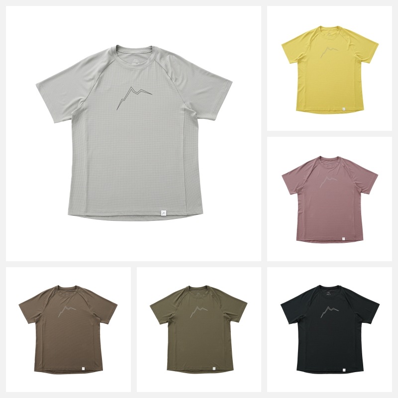 【CAYL】 26SS REFLECT LOGO AIR SHORT SLEEVE : 6COLORS