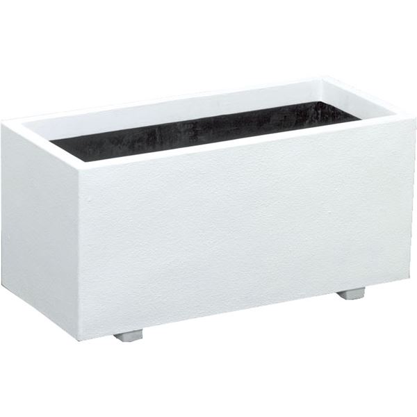 大和プラスチック ファイバーグラスシリーズ ホワイトプランター W-80型 ホワイト