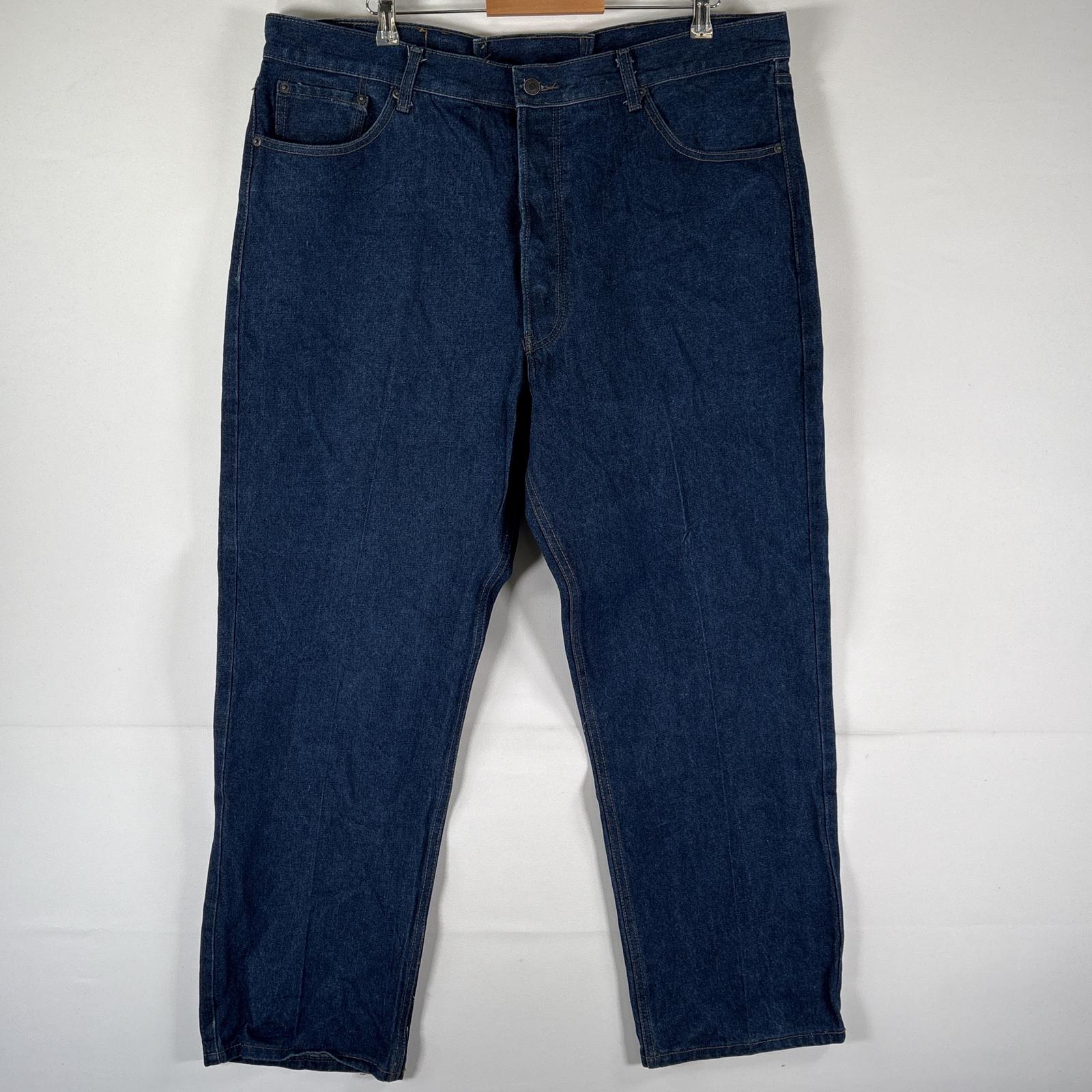 古着 デニムパンツ 501 ストレート ジーパン ジーンズ ボタン裏4093 大きいサイズ w44 L32 インディゴブルー メンズ