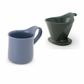 ZERO JAPAN（ゼロジャパン） ドリッパー＆カフェマグセット ドリッパートレイ付 DMZ-16 SGY/VI