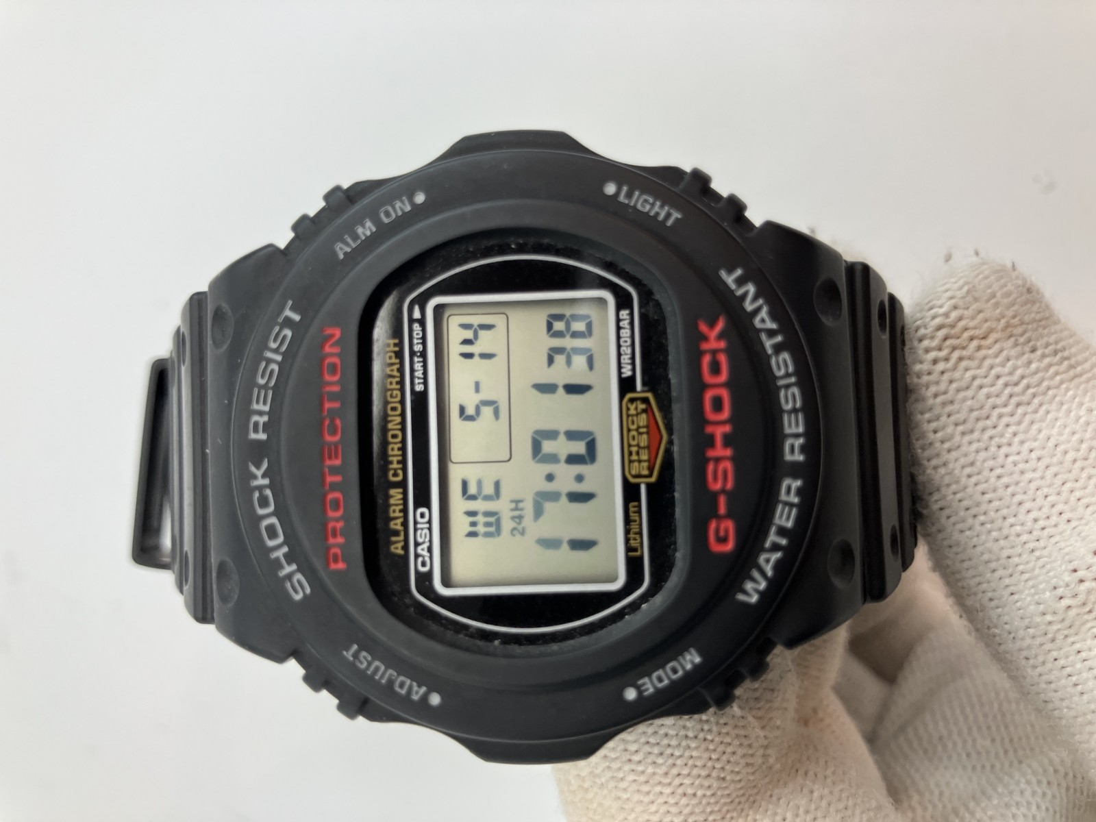 Gショック DW-5750E メンズ腕時計 ケース幅45mm クオーツ 黒