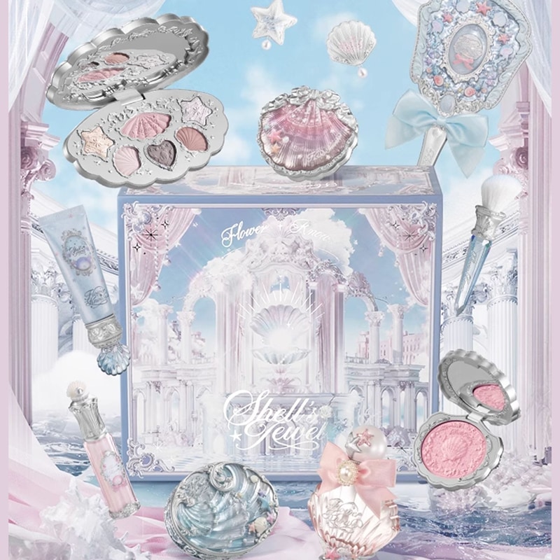 【公式正規品】貝殻真珠シリーズ スメセット クリスマスコフレ 新年プレゼント 誕生日プレゼント コスメセットボックス 記念日プレゼント リップ ハイライト チーク リップグロス 海洋ギフトボックス