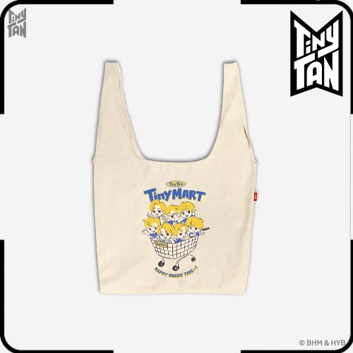 TinyTAN公式* BTS トートバッグ *Tiny MART キャラクター Cotton エコバック カバン 韓国
