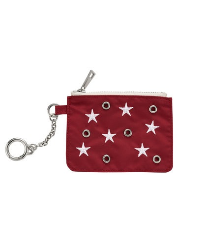 NFF star pop card case red スターポップカードケース レッド 韓国雑貨 カード収納