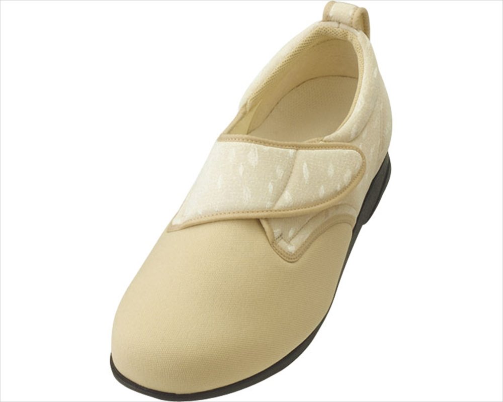 徳武産業 施設用 あゆみ ウィングストレッチ ベージュ サイズ:S(21.0-21.5cm) 1102 左右セット