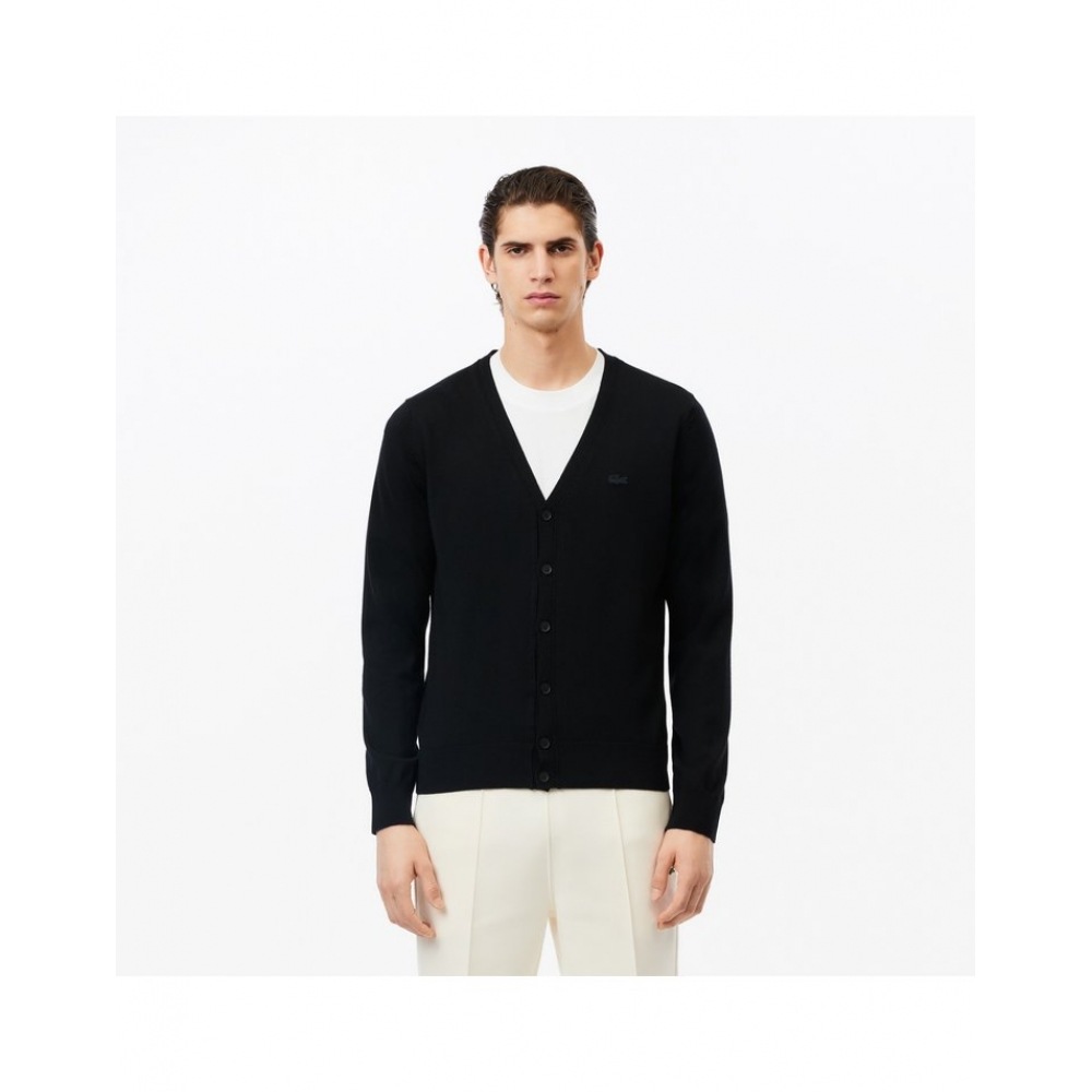 ラコステメンズメリノウール Vネックカーディガン AH5665-54N 031