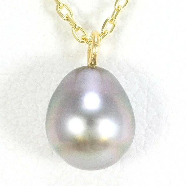 K14 14金 YG イエローゴールド ネックレス パール(真珠) 約45cm ジュエリー 中古