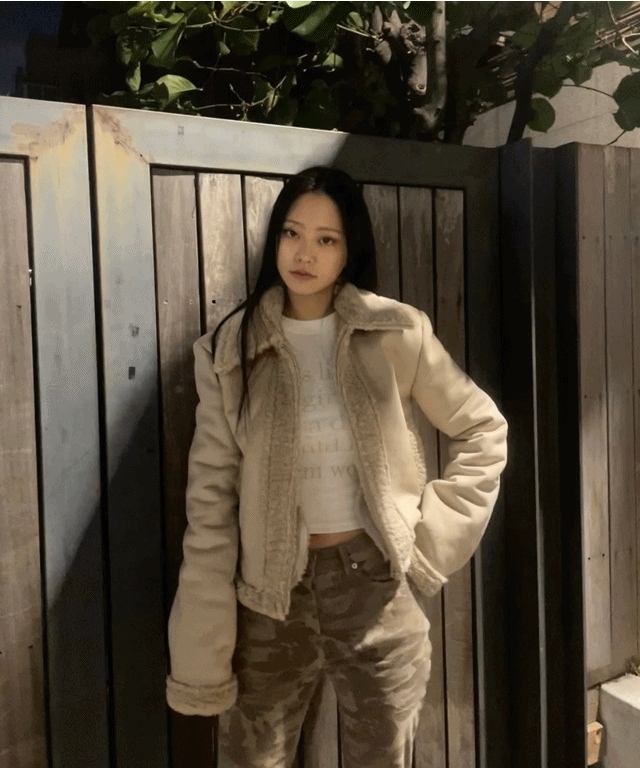 skin shearling coat [2color]