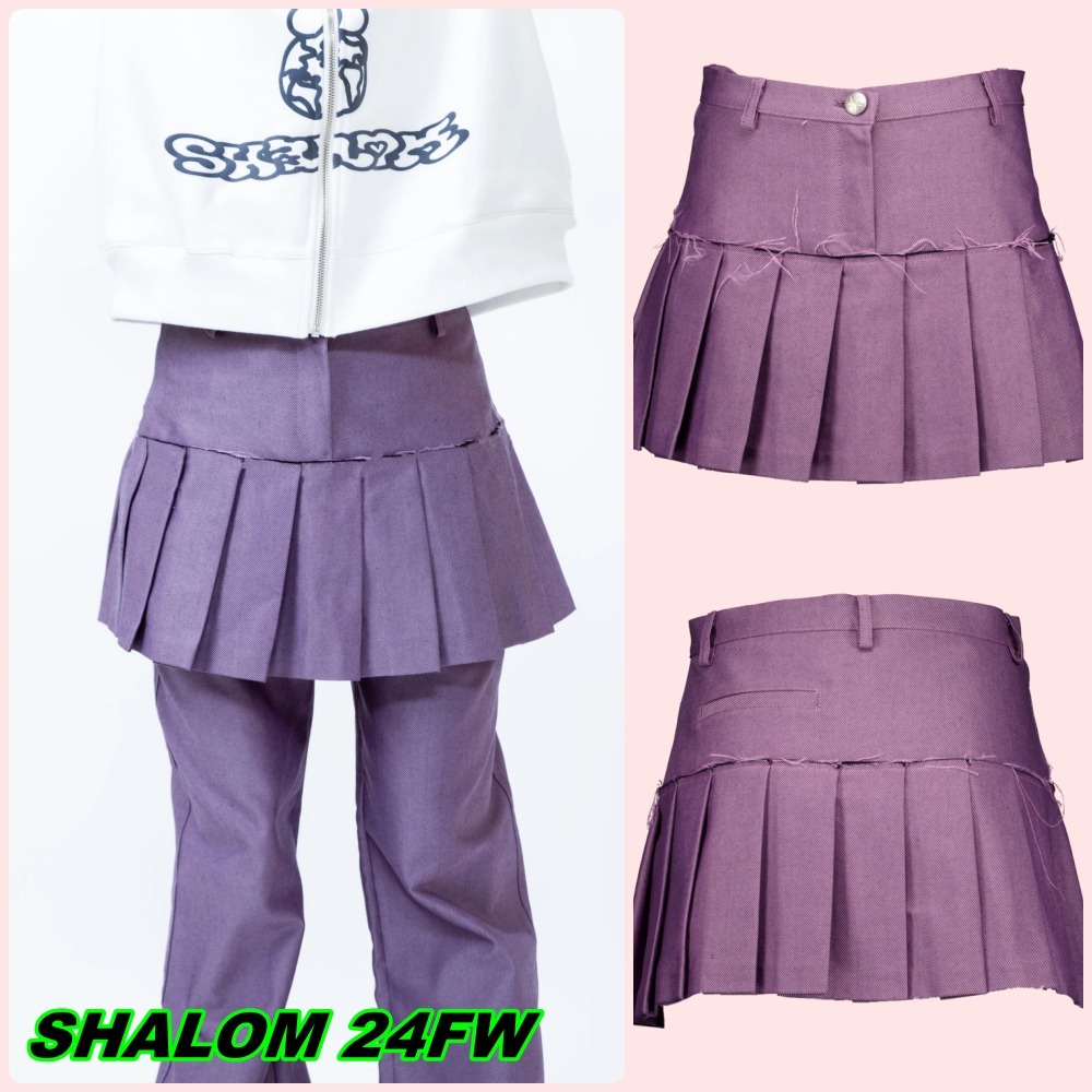 【SHALOM】24FW PINK WORLD SKIRT