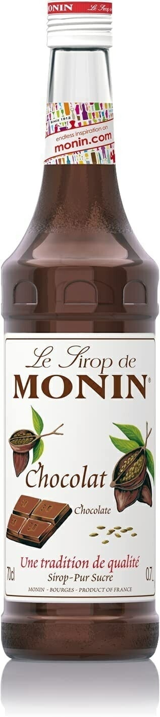 【送料無料】MONIN モナン チョコレート シロップ 700ml6本【北海道東北四国九州沖縄は別途送料がかかります】ノンアルコール シロップ