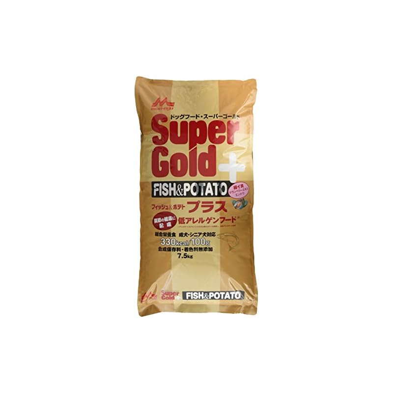 スーパーゴールド Supergold フィッシュ&ポテト プラス 関節ケア 7.5kg 7.5キログラム (x 1) 10,896円
