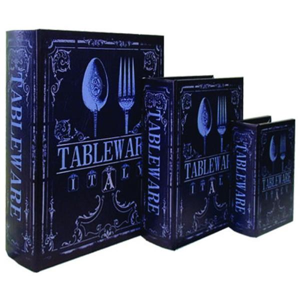 ブックボックス 本型 ブック型収納 小物入 本 ダミー 貴重品保管 大中小3点セット 3BB303