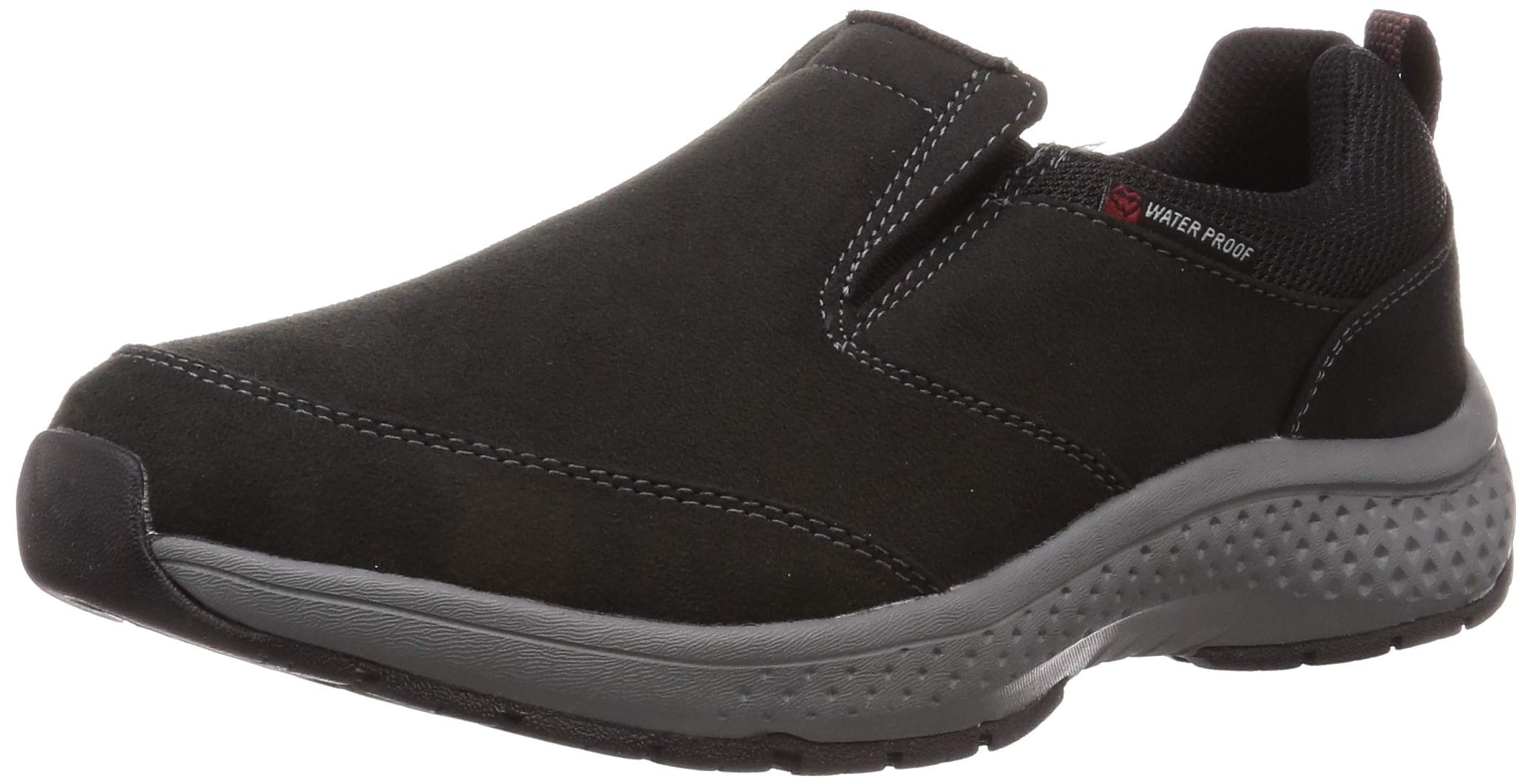 [ムーンスター] スニーカー 晴雨兼用 ウォーキングシューズ 防水 4E 幅広 スリッポン 24.5~30cm SPLT M197 メンズ ブラック 27.0 cm