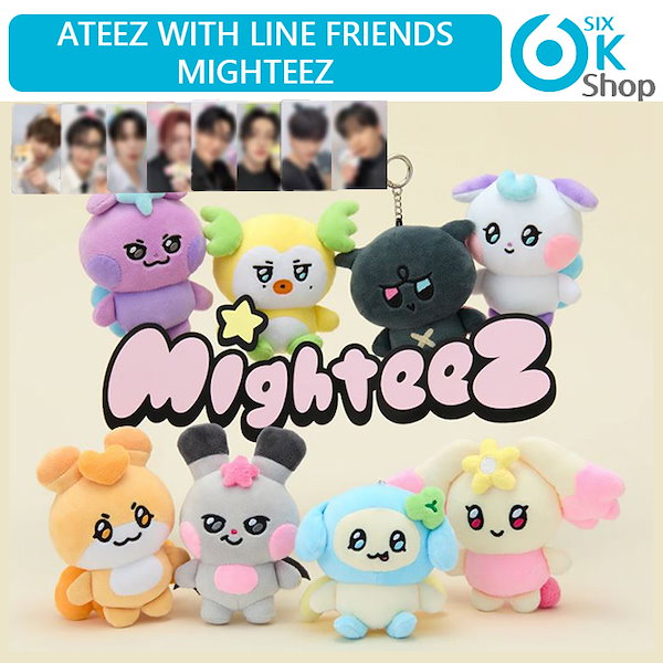 ateez line friends popup ラインフレンズ　8枚　セット ATEEZ LINE FRIENDS POPUP lemon drop linefriends Photo Card