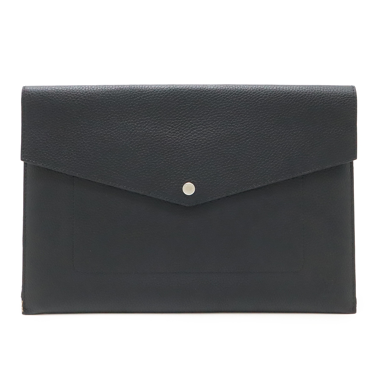 ポシェット エンベロップ クラッチバッグ ビジネスバッグ トリヨンレザー ノワール 黒 ブラック M62250