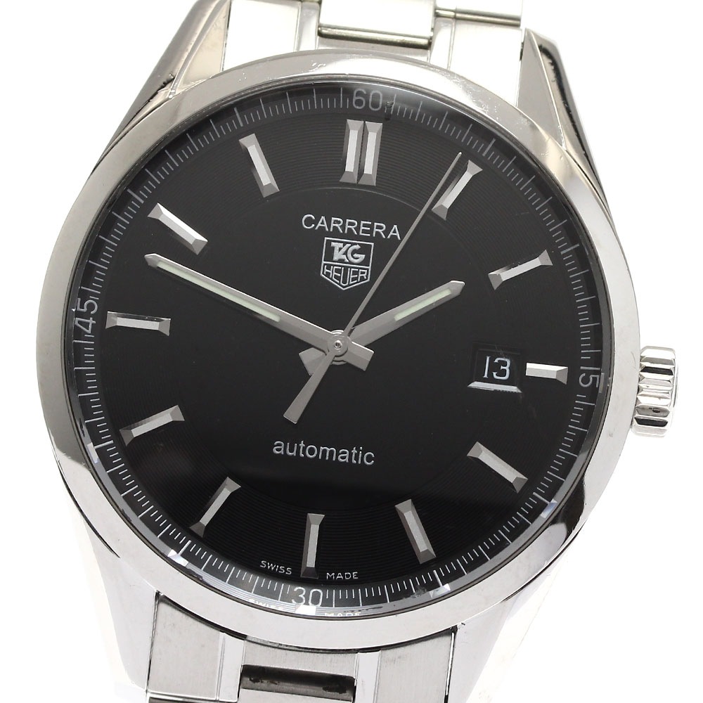 タグホイヤー TAG HEUER WV211B-2 カレラ デイト 自動巻き メンズ _887149【中古】