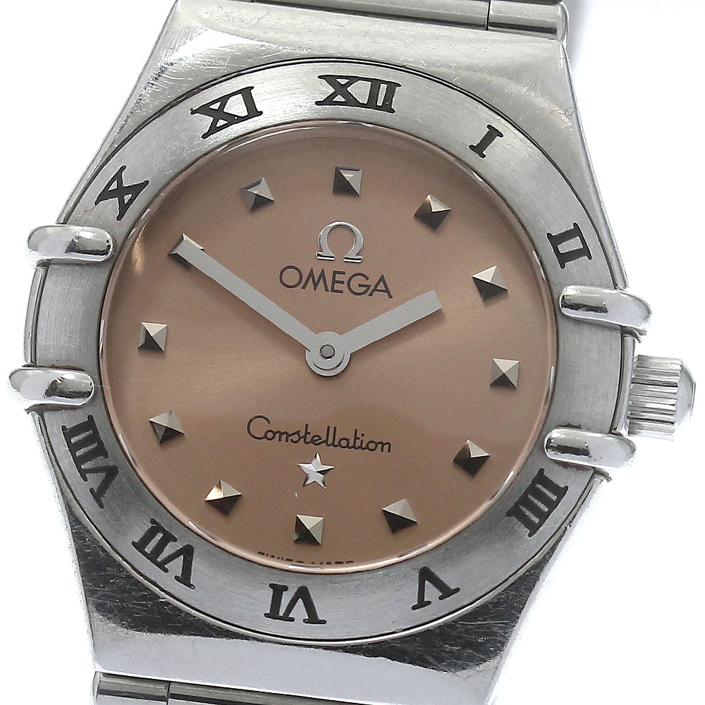 オメガ OMEGA 1561.61 コンステレーション ミニ マイチョイス クォーツ レディース 箱・保証書付き_871372【中古】