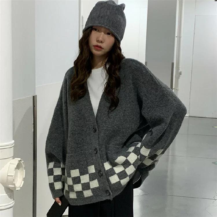 レディース トップス カーディガン ニット 秋 長袖 グレー ラクダ色 ライトニット Vネック カジュアル ファッション 通勤 普段着