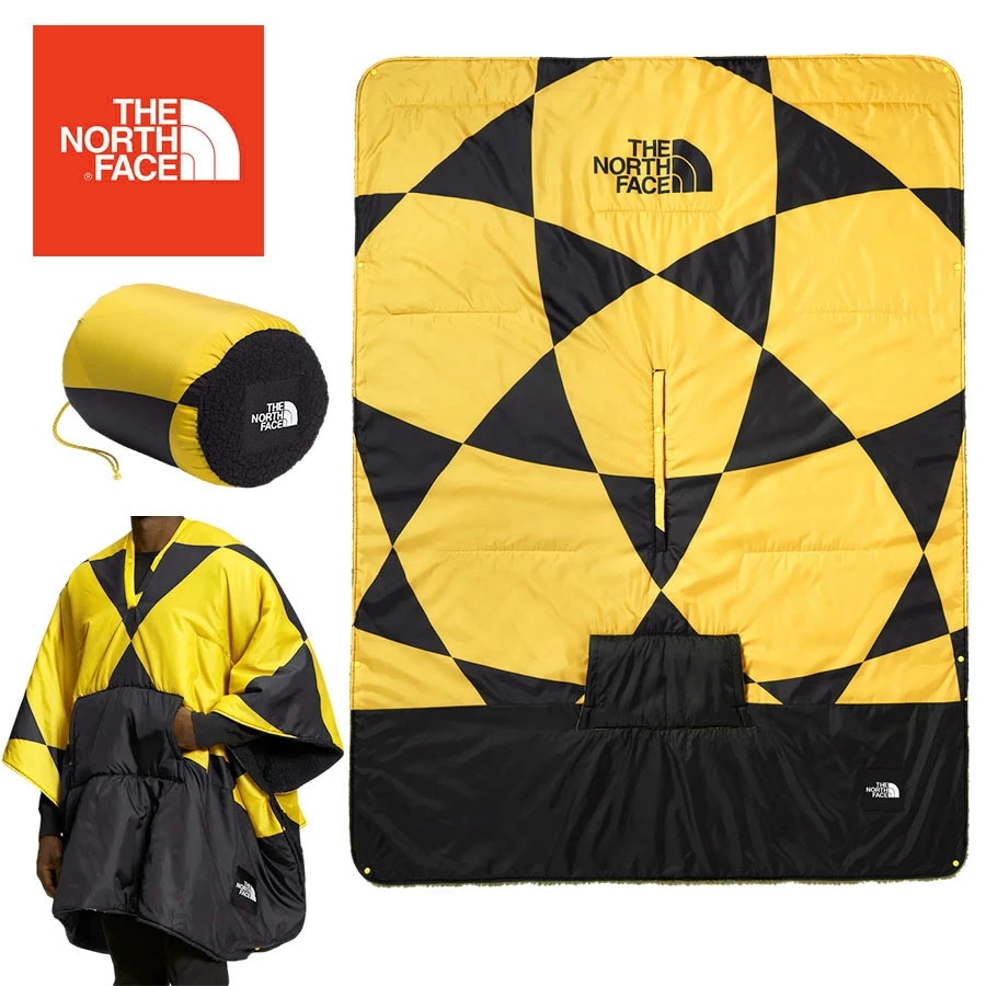 ノースフェイス THE NORTH FACEブランケット 毛布 ポンチョWAWONA FUZZY BLANKETファジーブランケット フリース 2WAY 2ウェイ キ