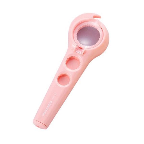 [5セット] スマイルキッズ ルーペ付らくらくオープナー ピンク ARP-02PKX5