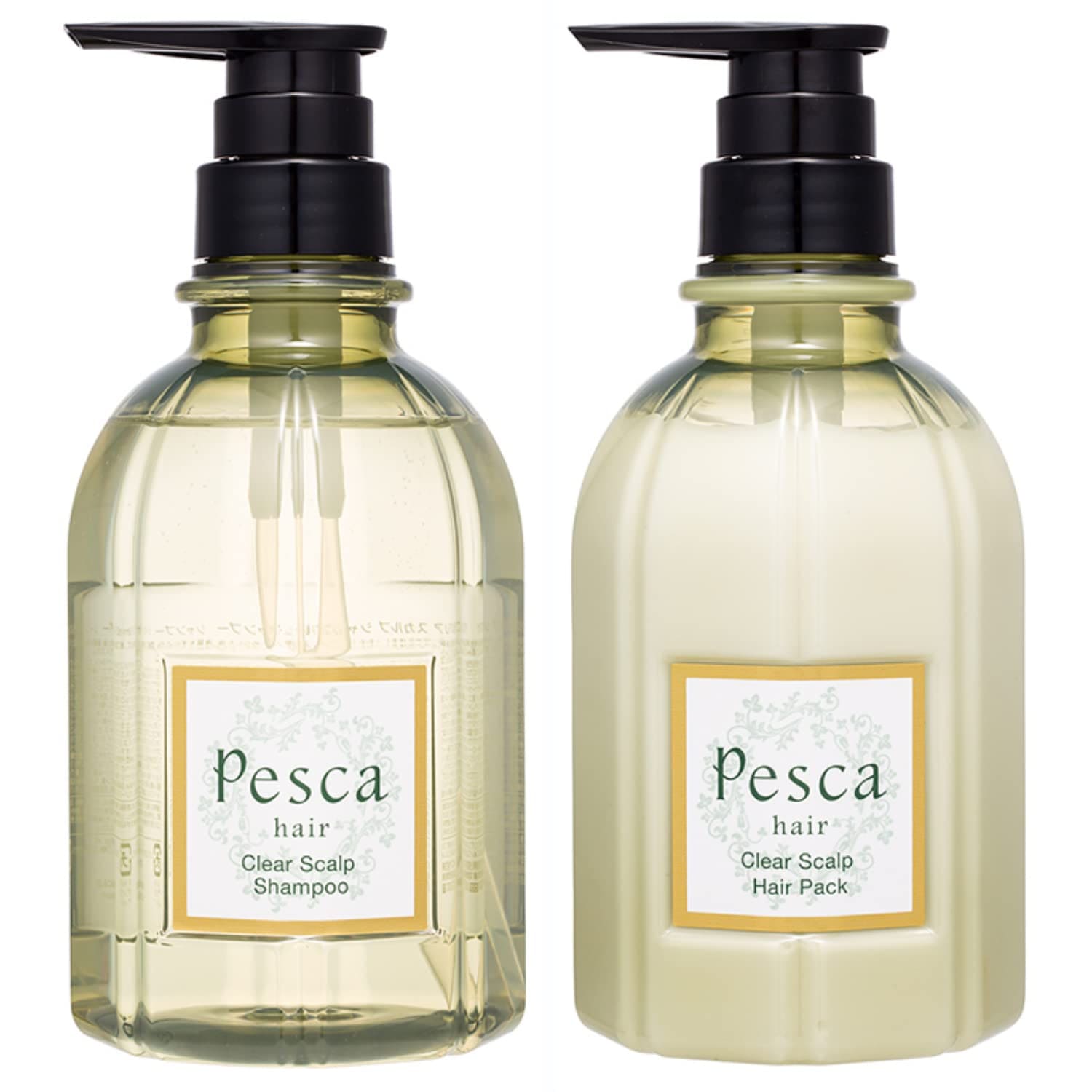 PESCA (ペスカ) 【 Amazon.co.jp限定 】 クリアスカルプシャンプー & クリアスカルプヘアパック 500ml 特別セット