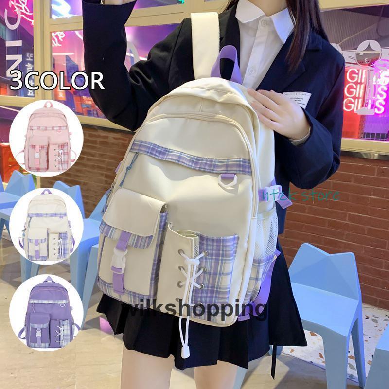 短納期 リュック 通学 女子 韓国 中学生 小学生 おしゃれ 高校生 女子 リュック遠足 入学式 入学準備 通学 通塾 大きさ 大容量 高校生 多収納 軽量 a4 キッズ リュッ