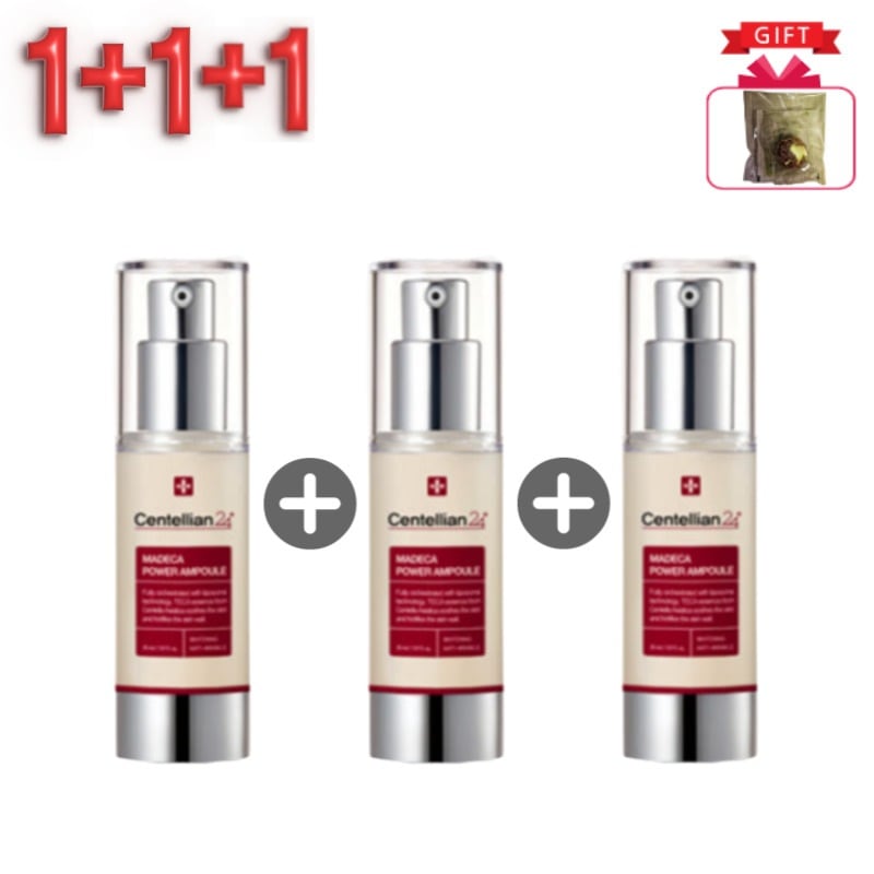 【1+1+1】 大容量 マデカ パワーアンプル 30ml ×3本セット 【 集中保湿・肌コンディションサポート・肌コンディションケア・弾力サポート・美容液・低刺激・しっとり保湿・韓国コスメ 】