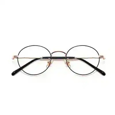 ２点で1oo円OFF！【最安値挑戦】 丸めがね865 男女兼用 メガネ ーライトカット 度あり 眼鏡 近視 メガネ特集