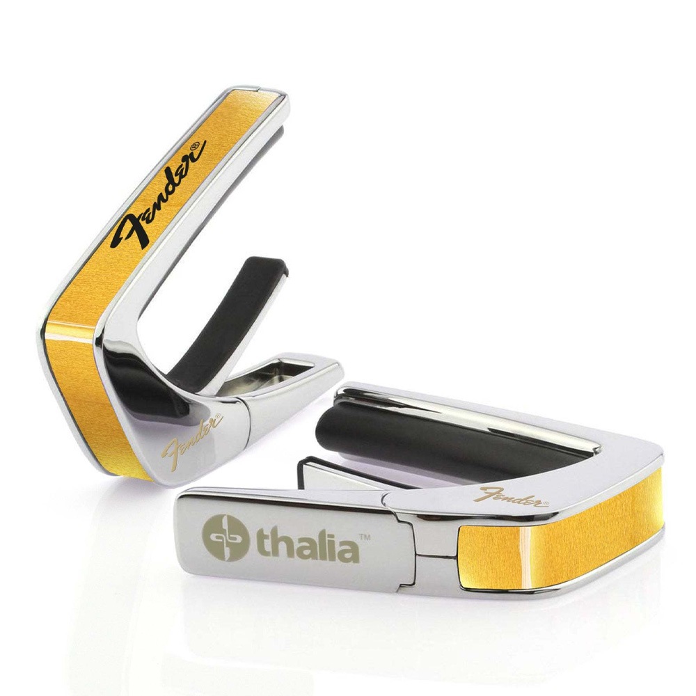 Thalia Capos ギターカポ Fender コラボモデル クローム仕上げ TH-FENCC-10 Maple 生産終了モデル・廃盤 アメリカ製【並行輸入】