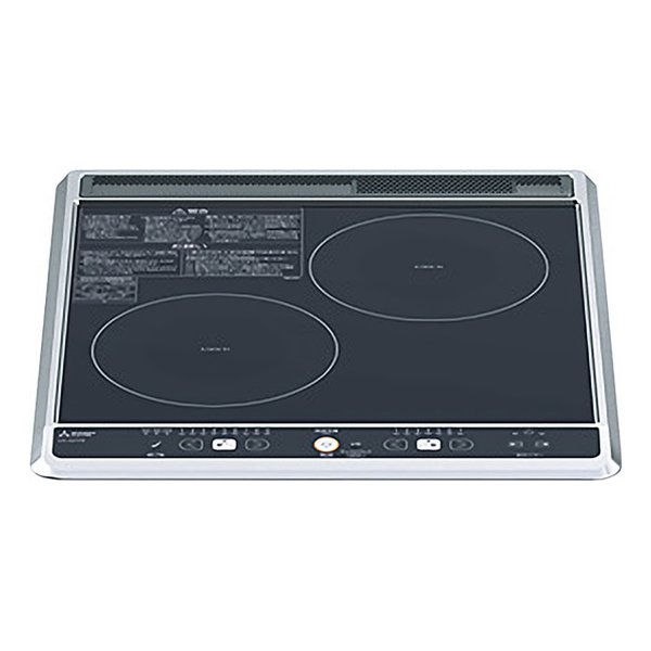 IHクッキングヒーター ビルトイン/2口IH/グリルなし/200V/20Aタイプ/45cm/ブラック CS-G217B