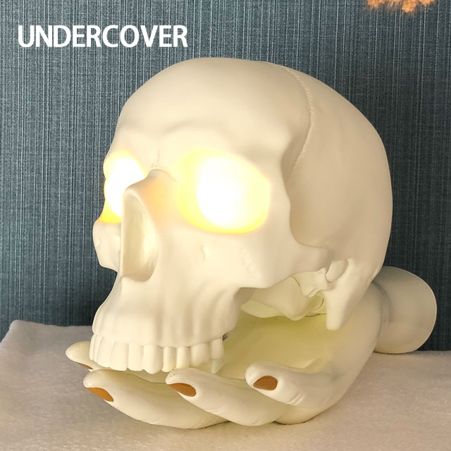 【数量限定特別価格】 アンダーカバー UNDERCOVER x パム P.A.M. SKULL & HAND LAMP ランプ ライト 照明 WHITE 290-005329-010