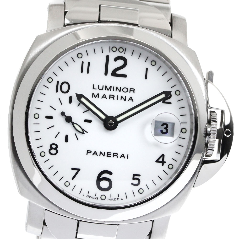 パネライ PANERAI PAM00049 ルミノール マリーナ スモールセコンド 自動巻き メンズ 良品 _874848【中古】