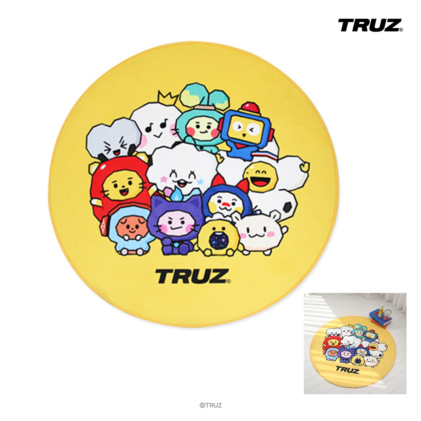 truz 公式 グッズ ラグ 2024 メンバー ジュンギュファンミ