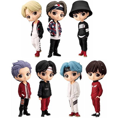 BTS TinyTAN Q Posket Figure A color Complete Set of 7
