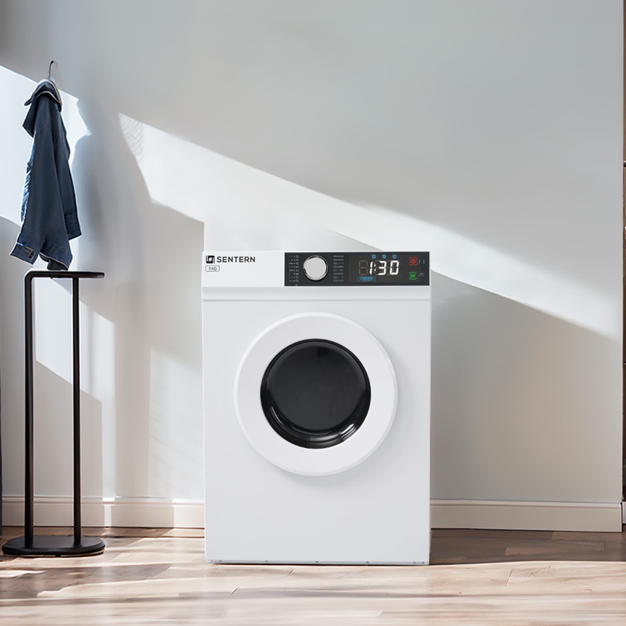 [国内発送 送.料無料]A347衣類乾燥機 9kg 家庭用 大容量乾燥機 自動乾燥 温度調節 除湿 高温除菌 衣類 乾燥 1人暮らし 1人用 2人用 3人用 4人用 ドラム式 布団乾燥 湿気対策 梅雨