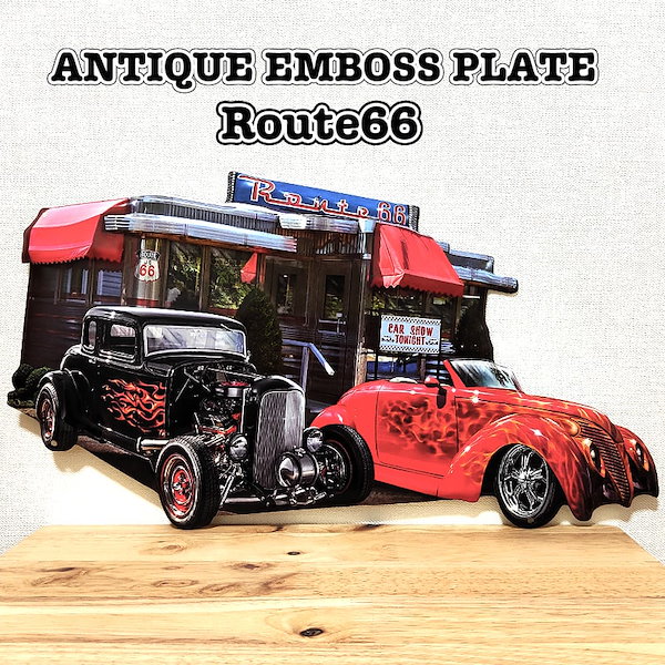 パブミラービンテージレトロオシャレ鏡インテリア新生活車