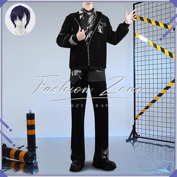バーチャル YouTuber Vtuber 風 小柳ロウ コスプレ衣装 ウィッグ cosplay ハロウィン 演出服 変装