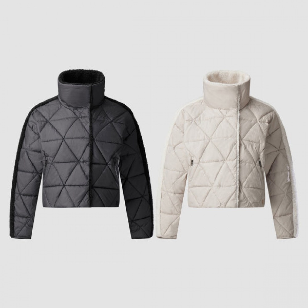 コーとスポーツ冬用女性フリースハイブリッドパディング2種選択1