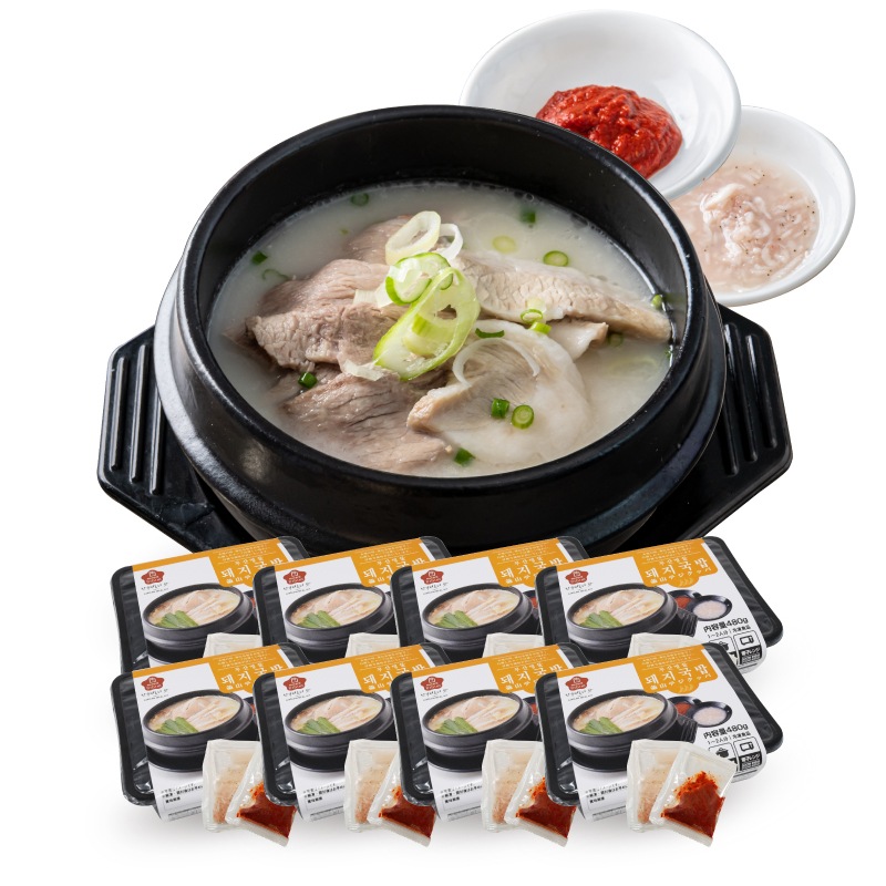 テジクッパ 480g x 8個 【5万食突破】 釜山人にも認められた本場の味 さっぱり濃厚な豚骨スープにお肉たっぷり 韓国料理 韓国食品 お取り寄せグルメ 冷凍食品 韓国グルメ ミールキット メガ割 5,338円