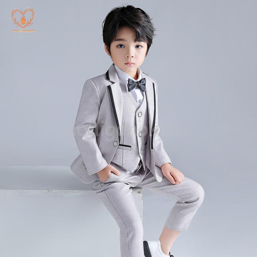 5点セット 子供スーツ 子供服 フォーマル スーツ 男の子 上下セット 長袖 子供スーツ 男の子スーツ 子供 キッズ 入園式 入学式 卒業式 七五三 初節句 お宮参り