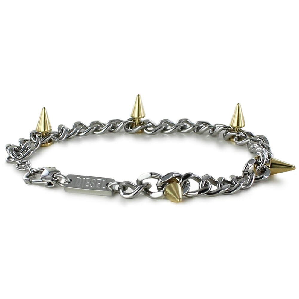 ディーゼル ブレスレット メンズ レディース ステンレス チェーンブレスレット シンプル 男性 女性 プレゼント メンズアクセサリー ブランド 彼氏 彼女 男友達 女友達 夫 妻 誕生日 記念日 贈り