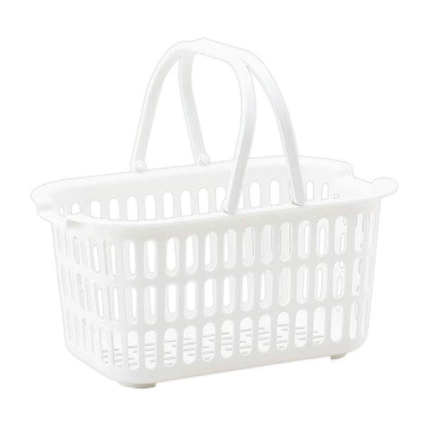 （まとめ）レック ミニバスケット ホワイト BB-234 （収納かご） [36個セット]