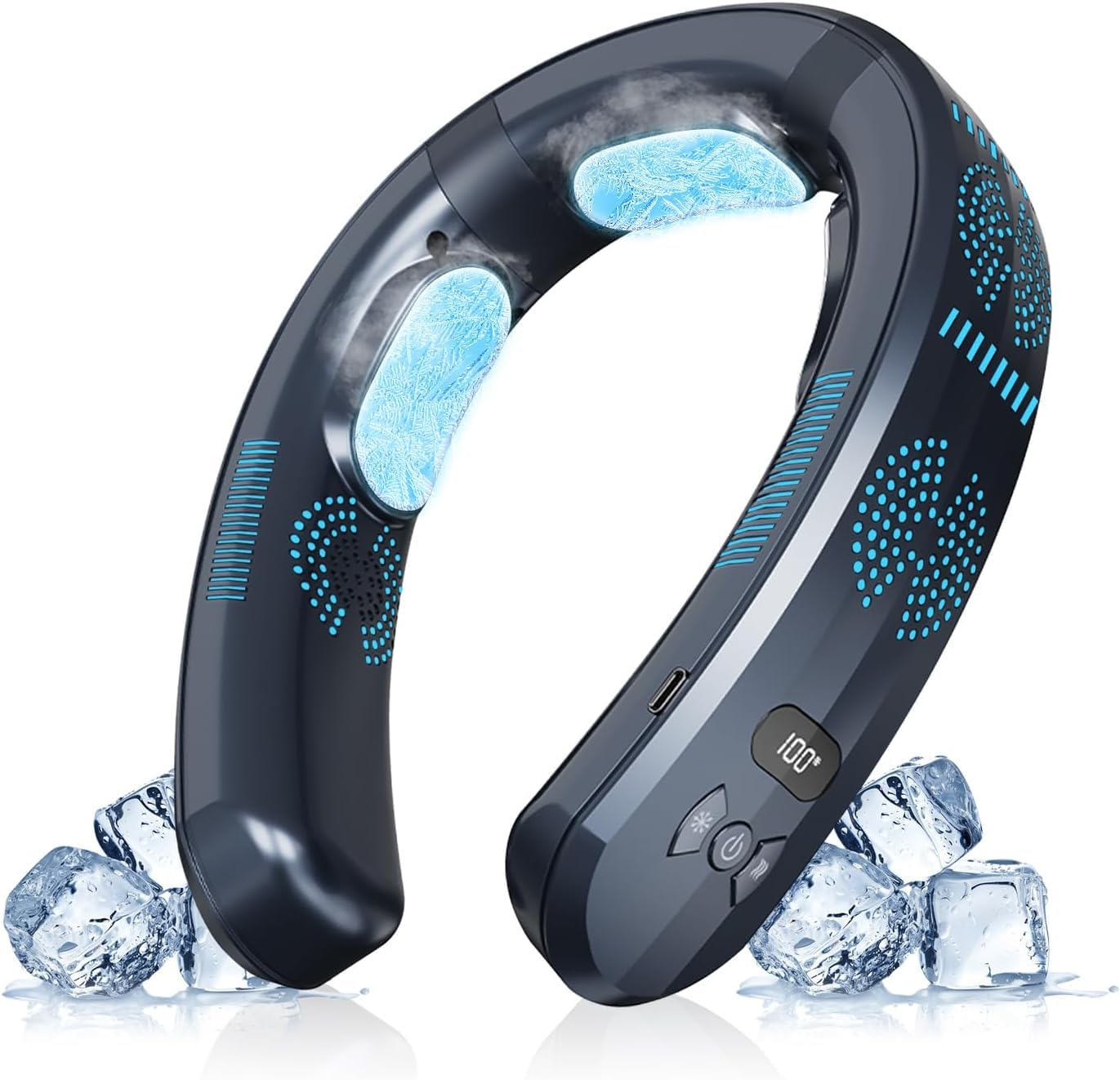 ネッククーラー 首掛け扇風機【新改良ネックファン・冷暖両用・2025高級版】 冷却プレード付き 瞬間冷却 瞬間加熱 大容量 長時間連続使用 360サラウンド風 2段階風量 3段階 Type-C充電式 10,295円