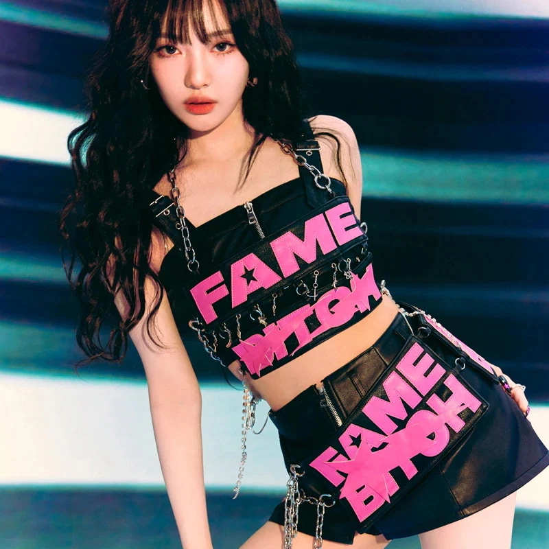 Aespahot混乱寧一卓と黒色火薬ジャズステージkpopダンスパフォーマンス衣装