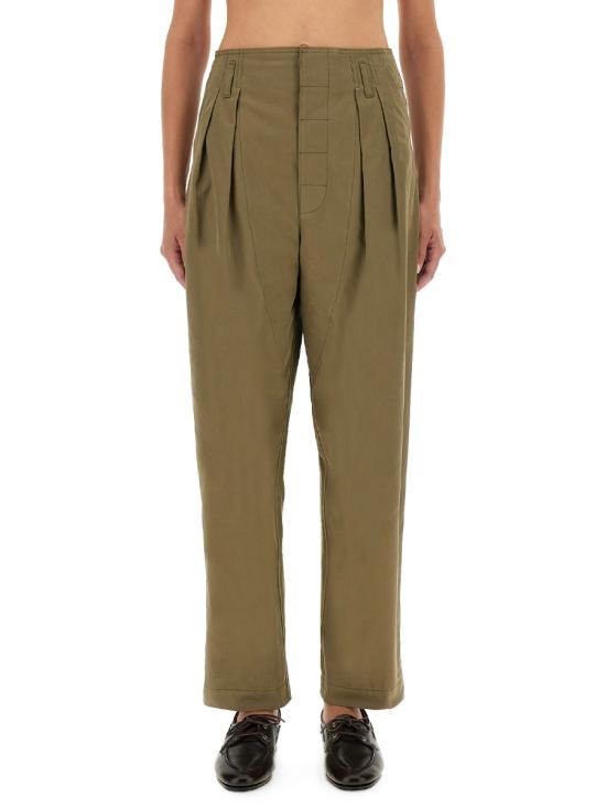 MOSCHINO Women Straight Pants 03035518 0426 GREEN