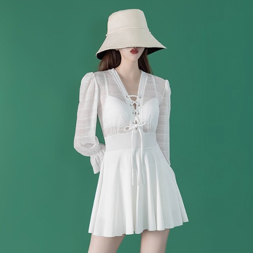 正規品直輸入 フレア カジュアル 大人可愛い レディース 水着 ワンピース風 エレガント 可愛い 透け感 ワンピース水着 サイズ M Marketing Econsult Org Br