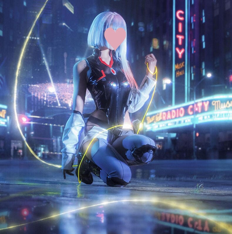 コスプレ コスチューム ルーシー Lucy サイバーパンクエッジランナーズ Cyberpunk: Edgerunners 着物 コスプレ服 コスプレグッズ コスプレ変装服 かつら購入可能