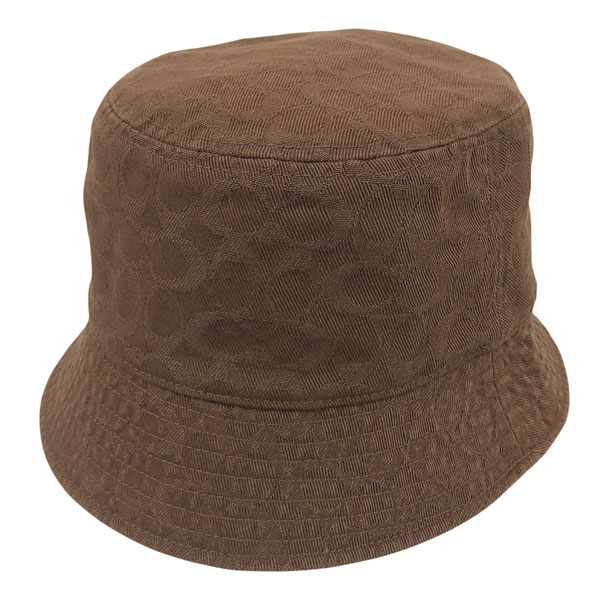 ハット SIGNATURE C COTTON JACQUARD BUCKET HAT CEG02 MPLXSS ブラウン